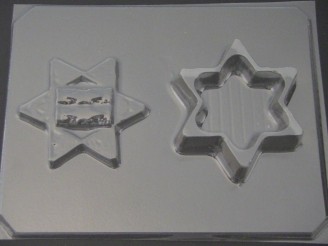 2055 Star of David Pour Box Chocolate Candy Mold